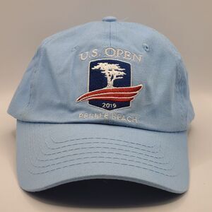US Open Pebble Beach 2019 Cap Hat USGA Member Blue Adjustable Strap